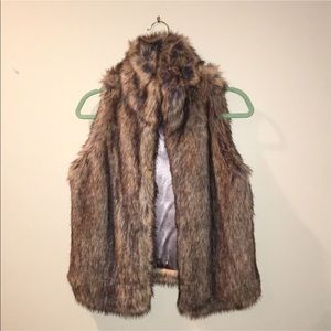 Mark & Graham Faux Fur Vest